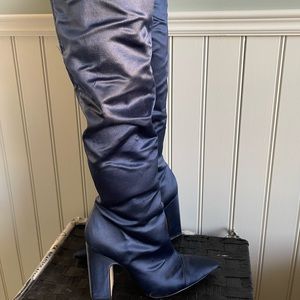 Zara knee high slouch boot